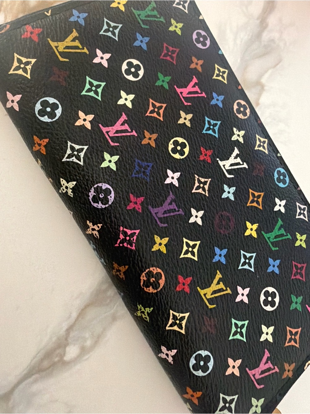 Louis Vuitton x Takashi Murakami Multicolore Zippy Wallet